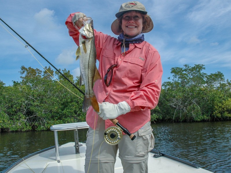 Fly Fishing for Snook in the Everglades National Park and Florida